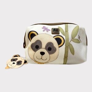Not THUN Panda Bamboo Butterfly Zip Pouch